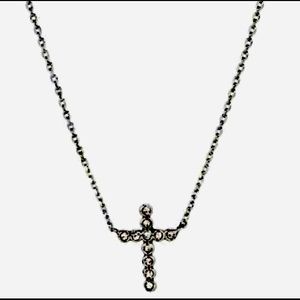 Juicy Couture crystal cross silver necklace
Cowboy Carter theme?